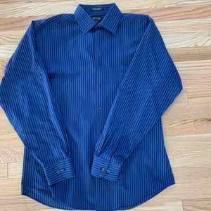 👔Men’s Fitted Dress Shirt 👔 Arrow Sz Lg 16 34/35